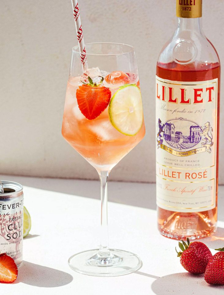 Lillet Rosé & Soda