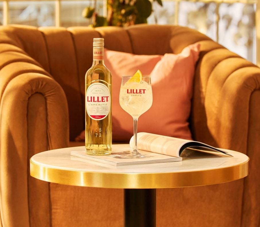 Lillet Blanc with tonic for a perfectly refreshing spritz