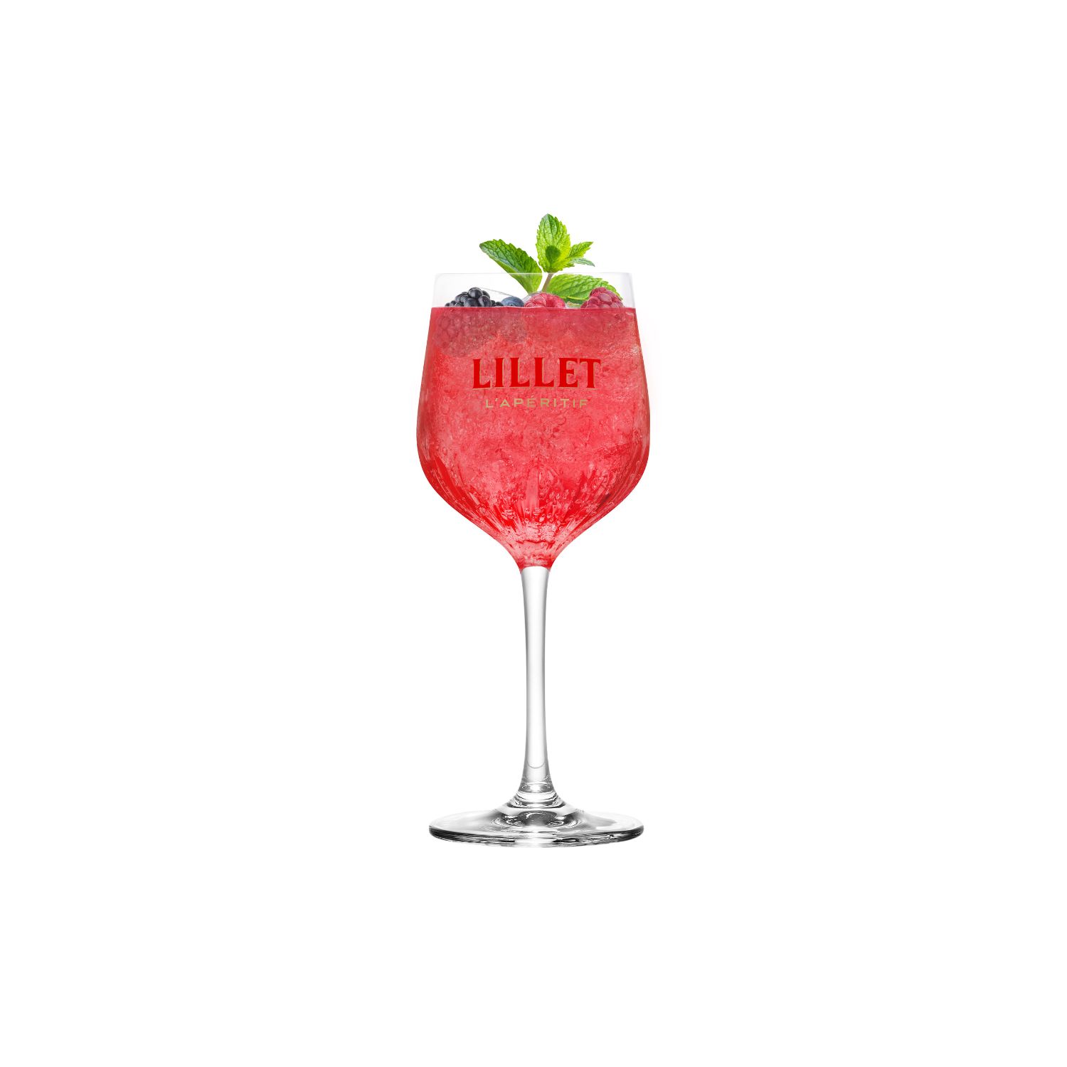 Lillet d'amour Cocktail-Rezept – mit Lillet Blanc, Cranberry-Saft und frischen Beeren