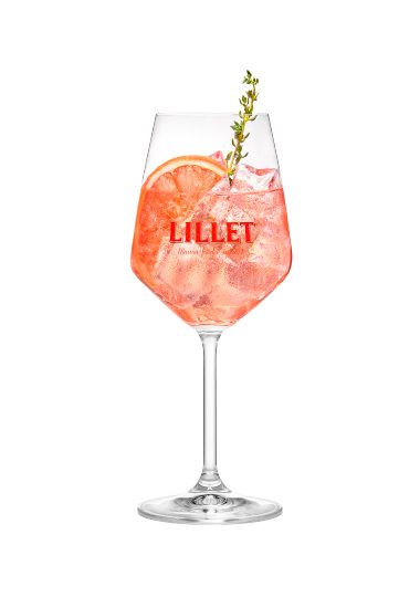 Cocktail apéritif Lillet Tonic Rosé